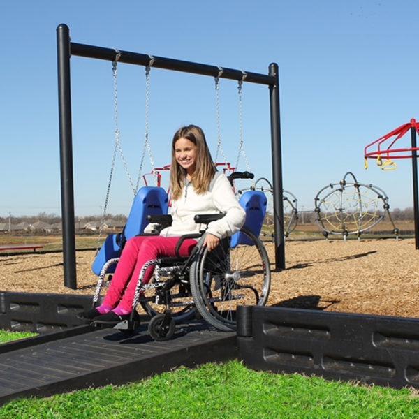 Playground Borders Half Ramp - Wheelchair
